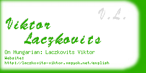 viktor laczkovits business card